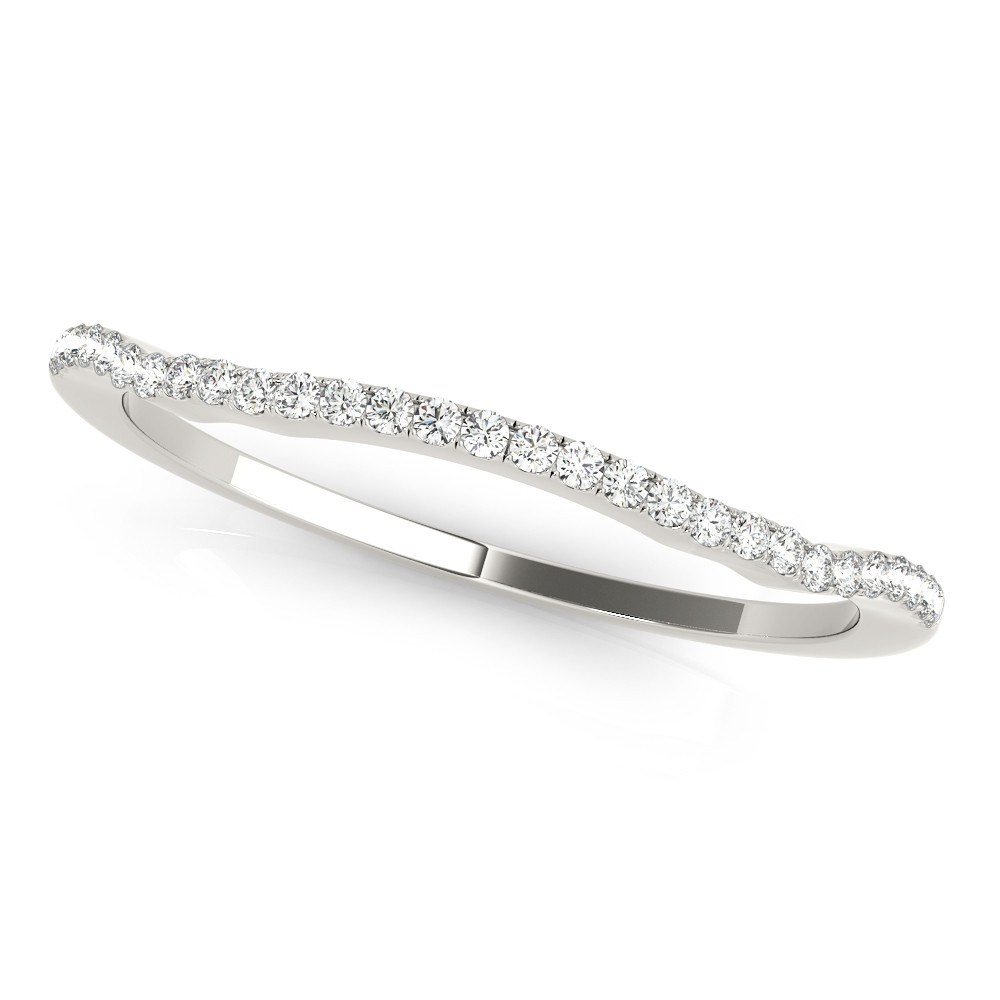 Xiadani Natural Diamond Pave Setting Wedding Ring