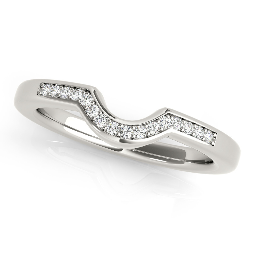 Xaia Natural Diamond Pave Setting Wedding Ring