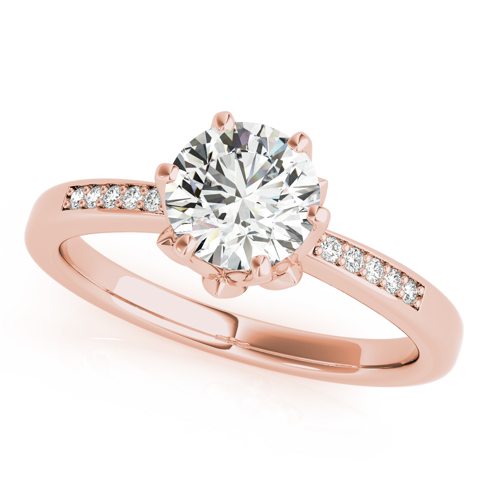 Zarina Lab-Created 4 Prong Setting Diamond Ring