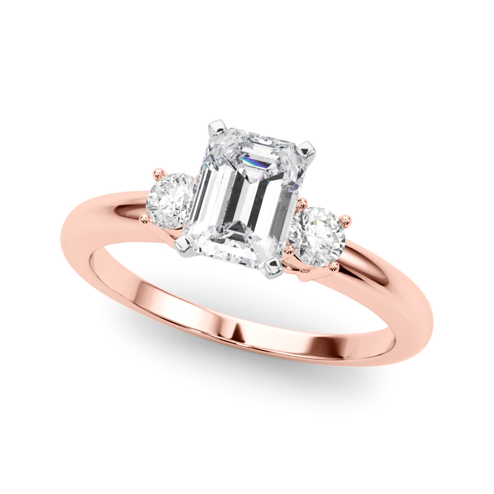 Yamini Lab-Created 4 Prong Set Diamond Ring