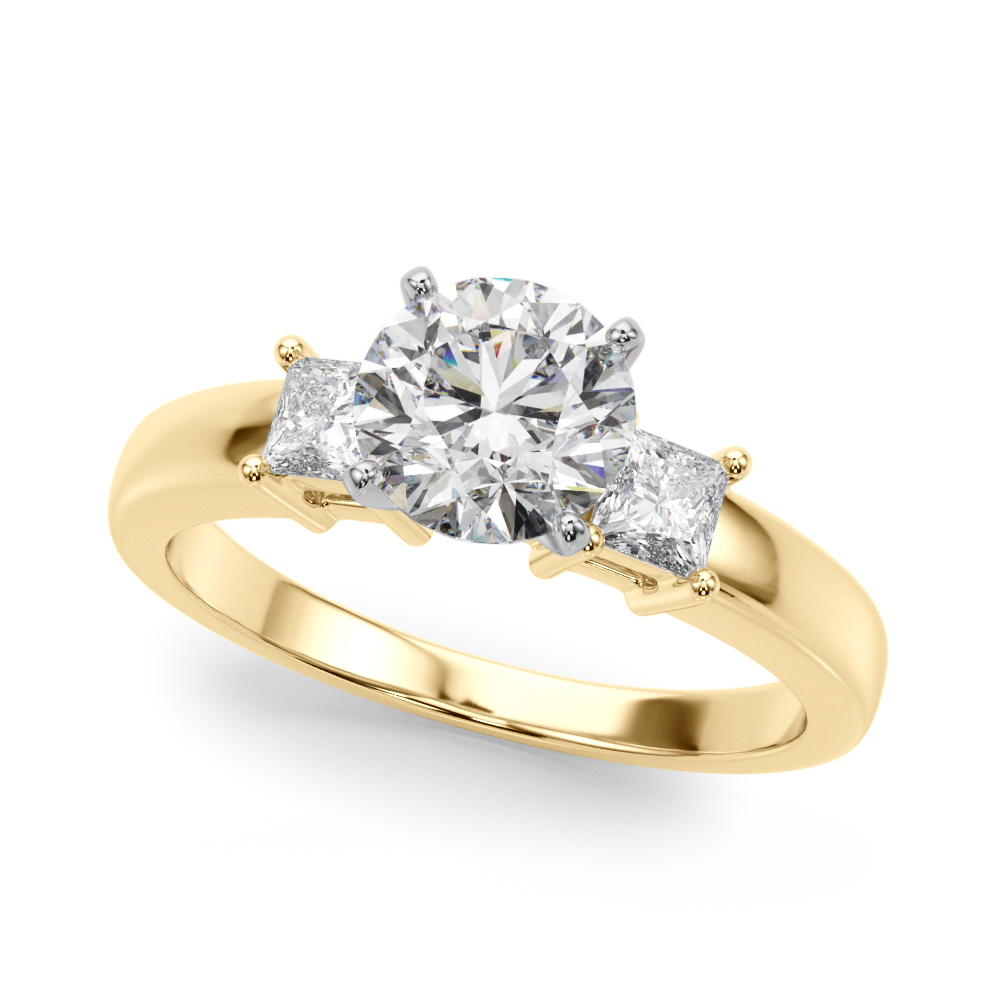 Yanci Lab-Created 4 Prong Set Diamond Ring