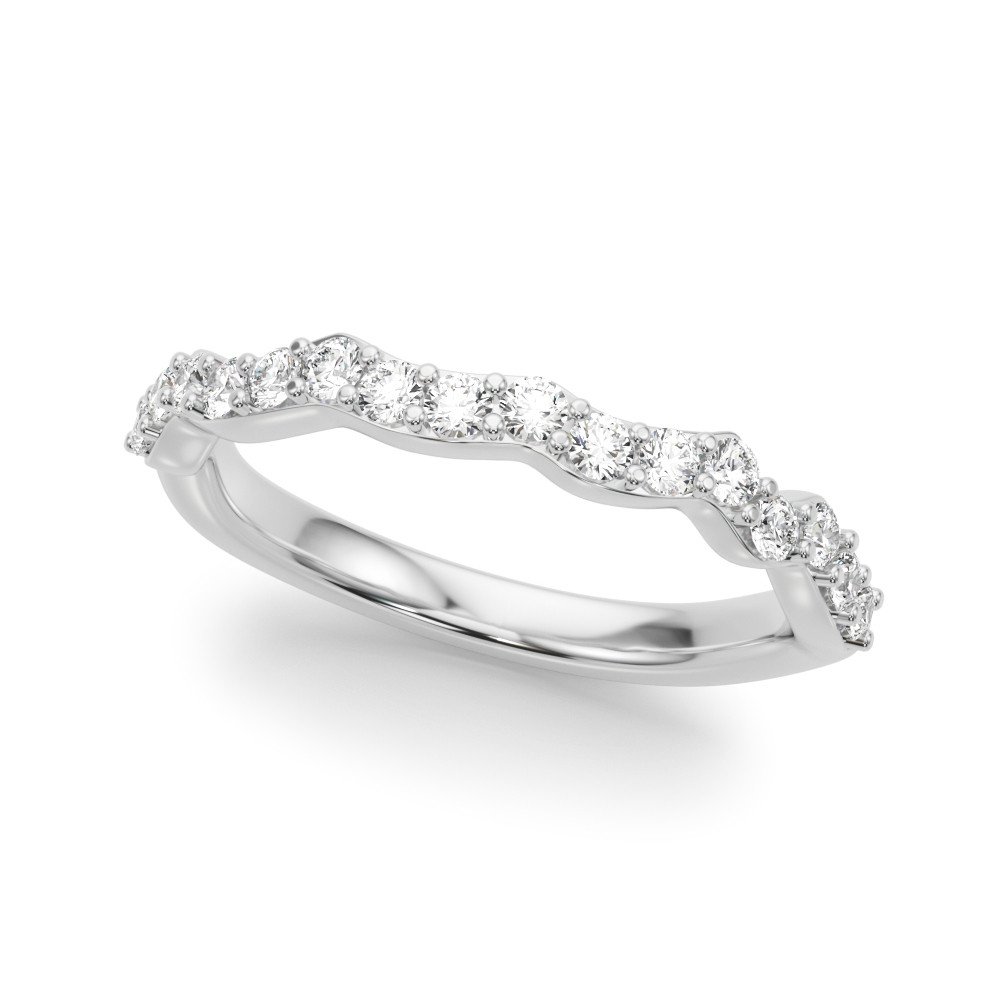 Xya Lab-Created Diamond Pave Setting Wedding Ring