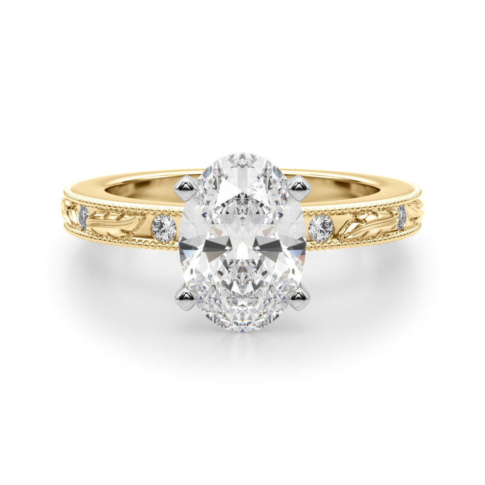 Stevlin Natural 4 Prong Diamond Ring