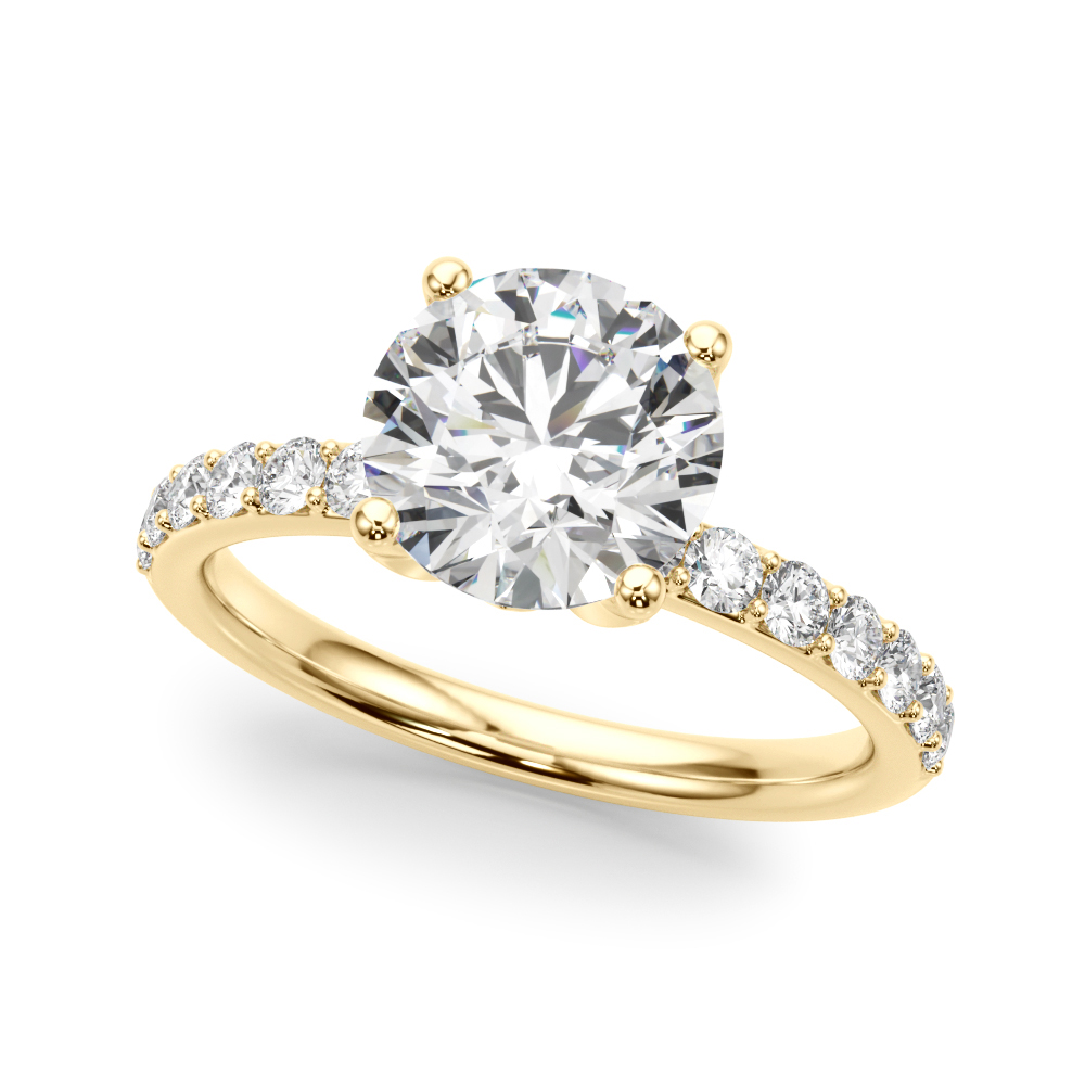 Yuriko Lab-Created 4 Prong Set Diamond Ring