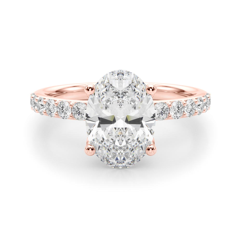 Firolla Natural 4 Prong Set Diamond Ring