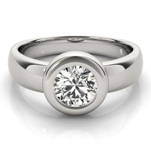 Macy Natural Bezel  Diamond Ring