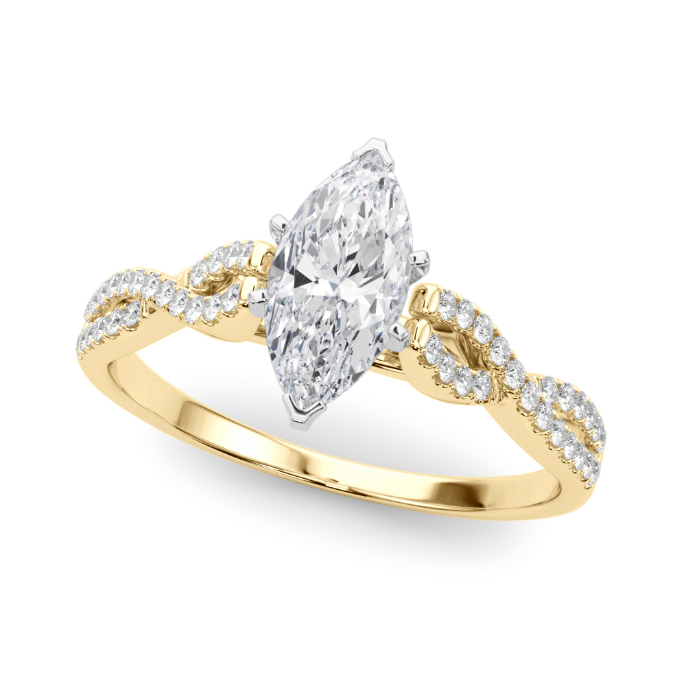 Zemora Lab-Created 6 Prong Setting Diamond Ring