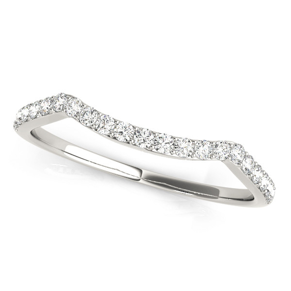 Xoco Lab-Created Diamond Pave Setting Wedding Ring