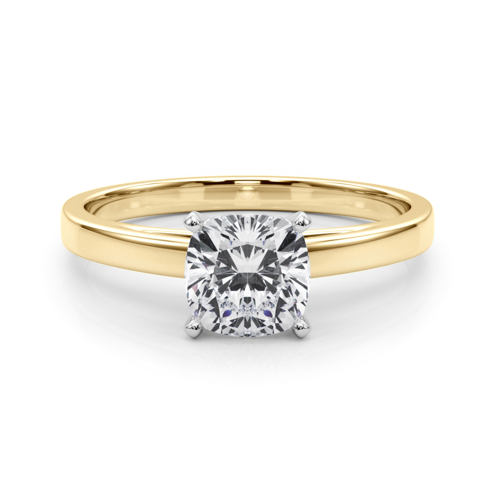 Allena Lab-Created 4 Prong  Diamond Ring