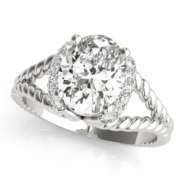 Zaynab Lab-Created 4 Prong Setting Diamond Ring