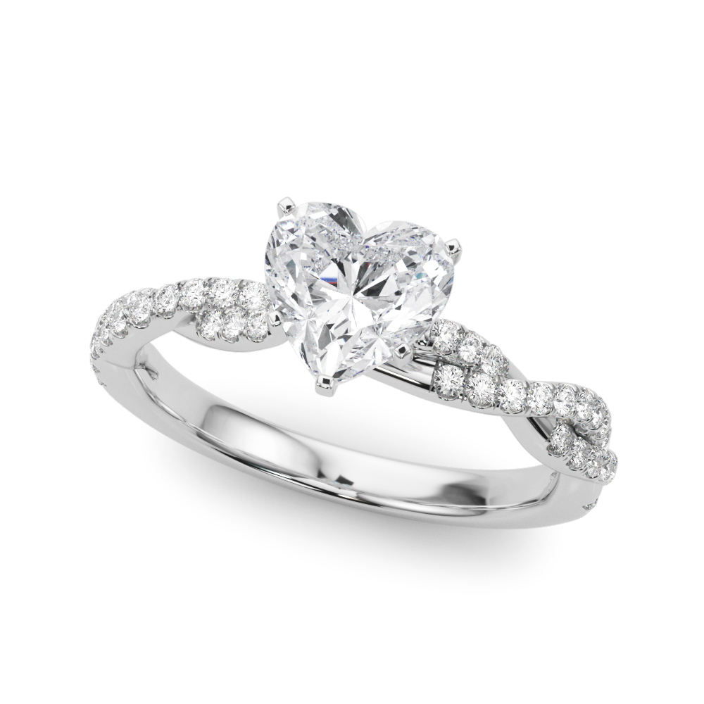 Zehra Lab-Created 5 Prong Setting Diamond Ring