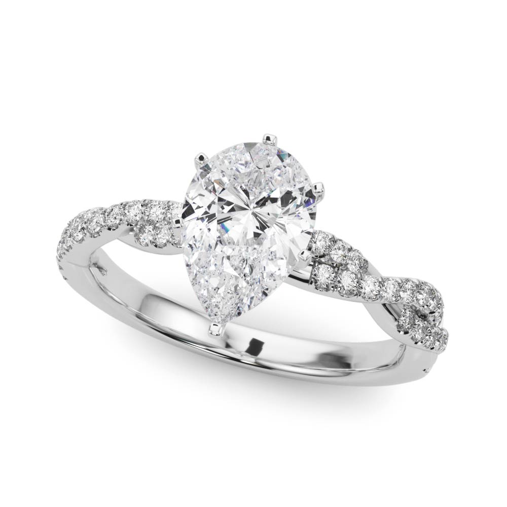 Ziaan Lab-Created 6 Prong Setting Diamond Ring