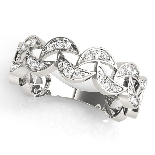 Gren Lab-Created Diamond Pave set Wedding Ring