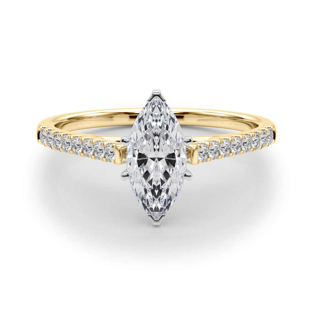 Lincya Natural 6 Prong Diamond Ring