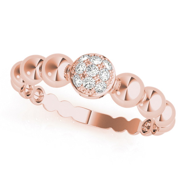 Albreta Natural Diamond Pave set Wedding Ring