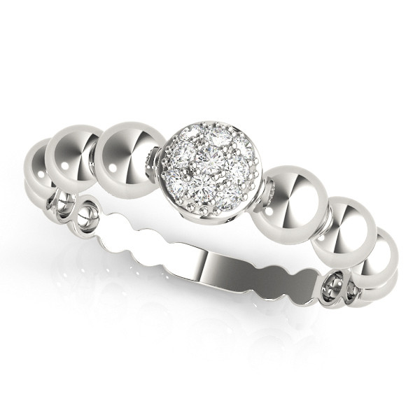 Albreta Natural Diamond Pave set Wedding Ring