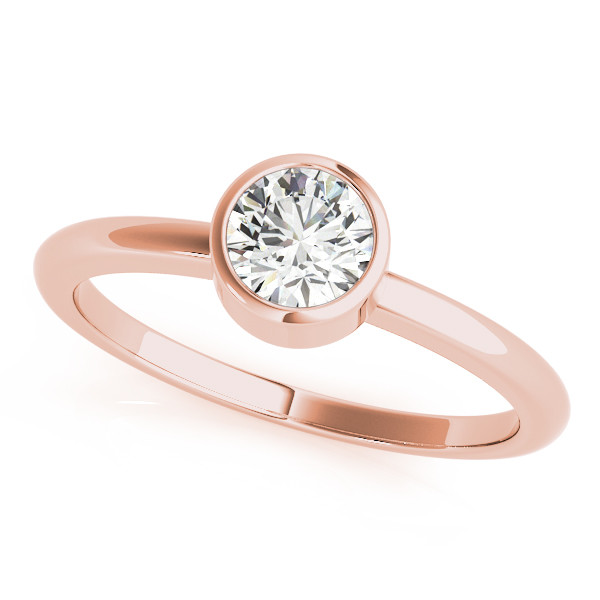 Macey Natural Bezel  Diamond Ring