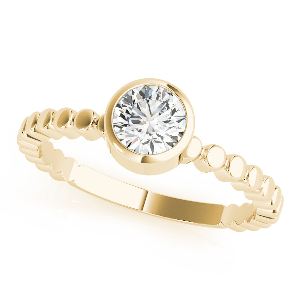 Malina Natural Bezel  Diamond Ring