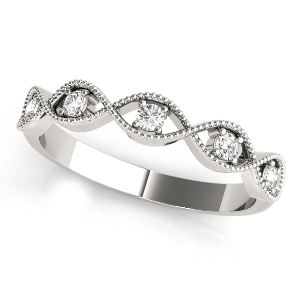 Earlina Natural Diamond Prong set Wedding Ring