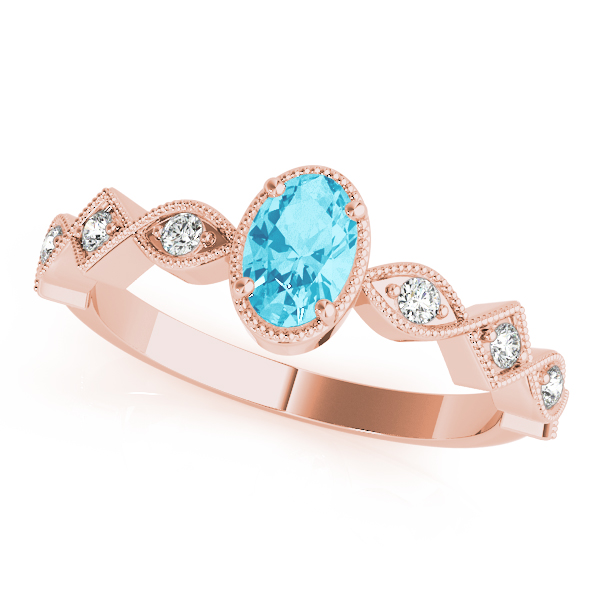 serlin Aquamarine 4 Prong 