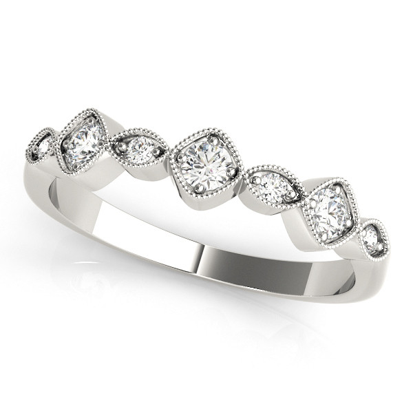 Averin Natural Diamond Shared prong set  Wedding Ring