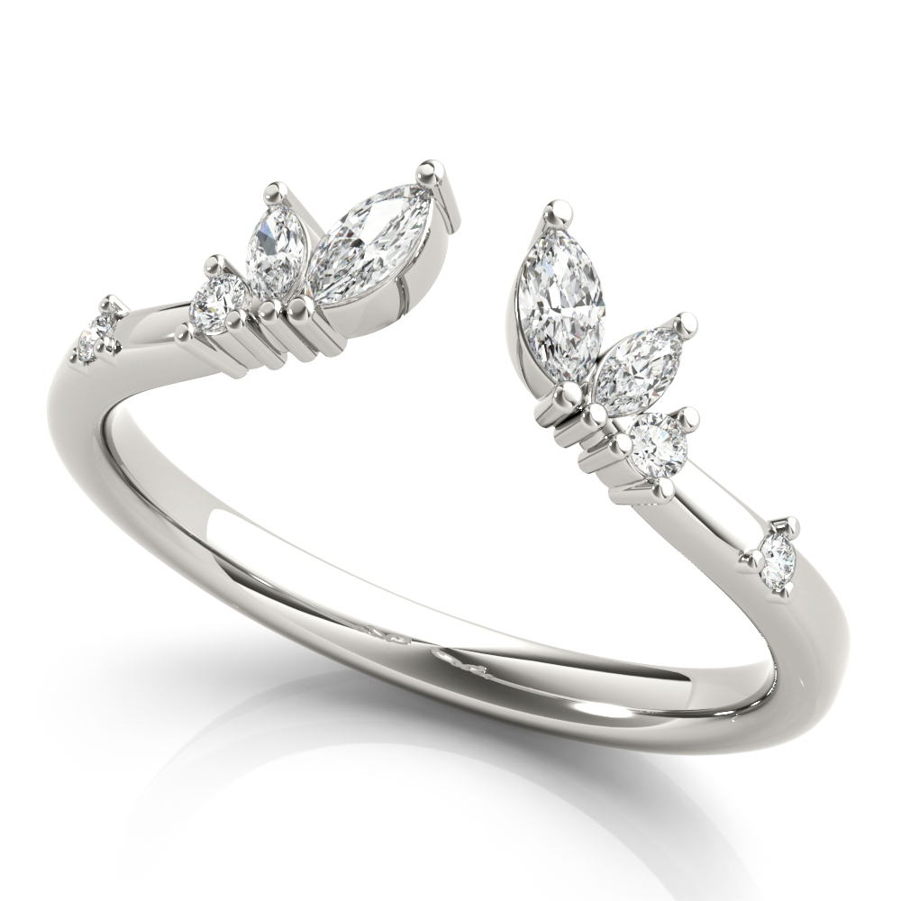 Xylina Lab-Created Diamond Prong Setting Wedding Ring