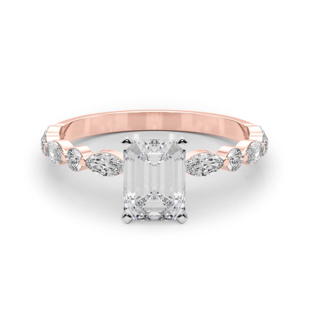 Serin Natural 4 Prong Diamond Ring