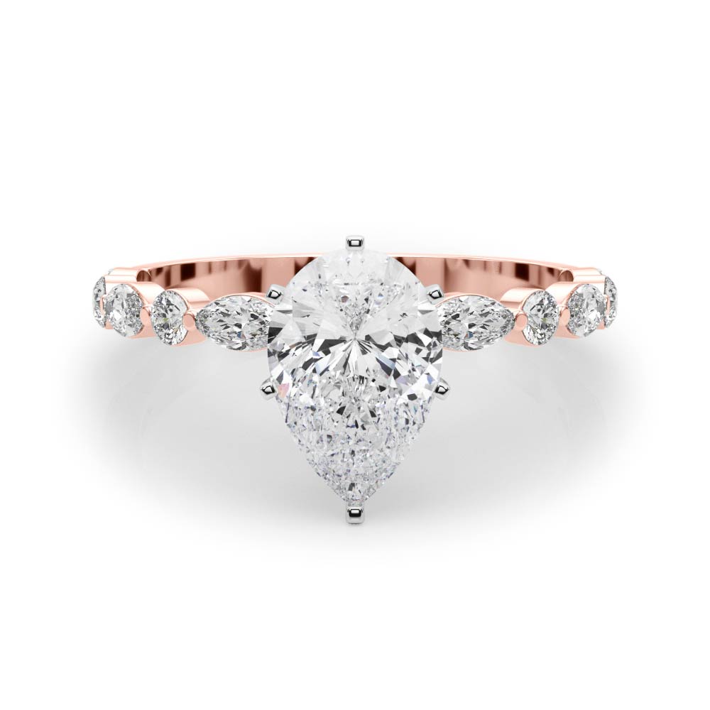 Serin Natural 6 Prong Diamond Ring