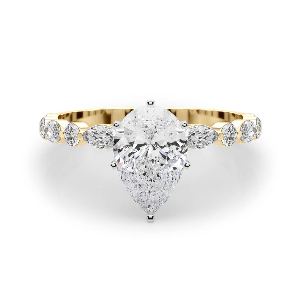 Serin Natural 6 Prong Diamond Ring