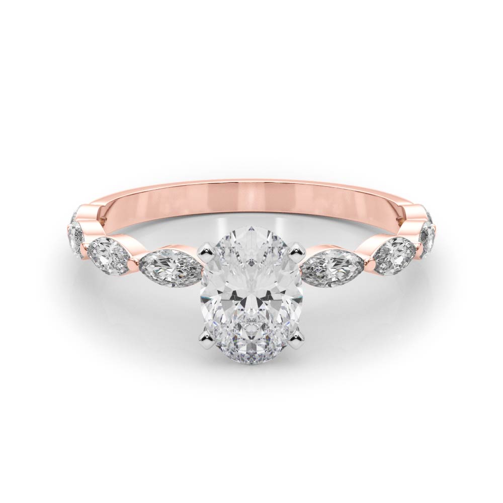 Livisa Natural 4 Prong Diamond Ring