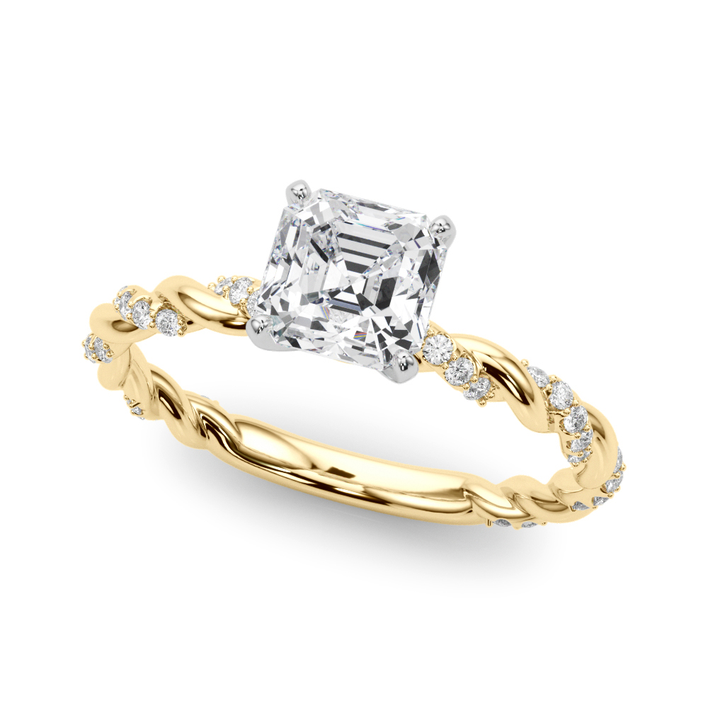 Zari Lab-Created 4 Prong Setting Diamond Ring