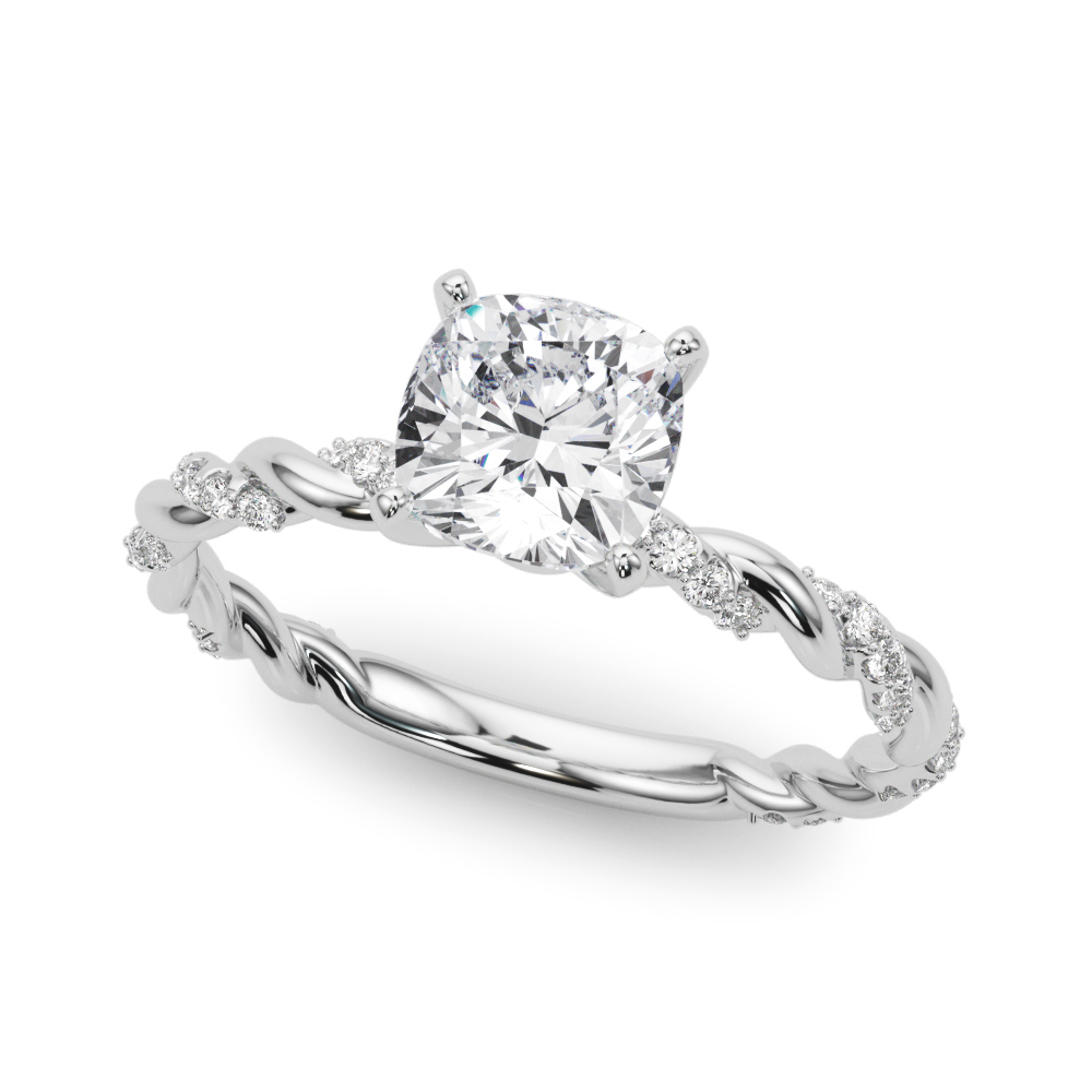Zyir Lab-Created 4 Prong Setting Diamond Ring