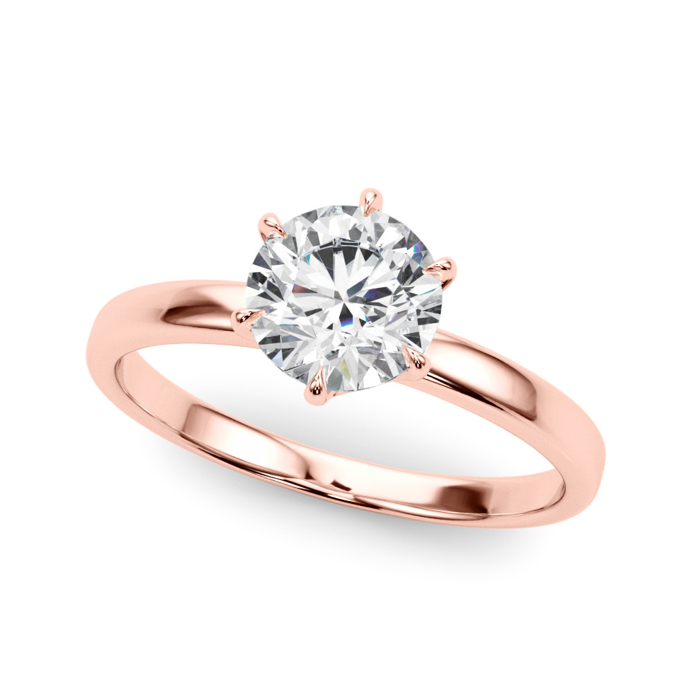 Marnie Natural Diamond 6 Prong Engagement Ring