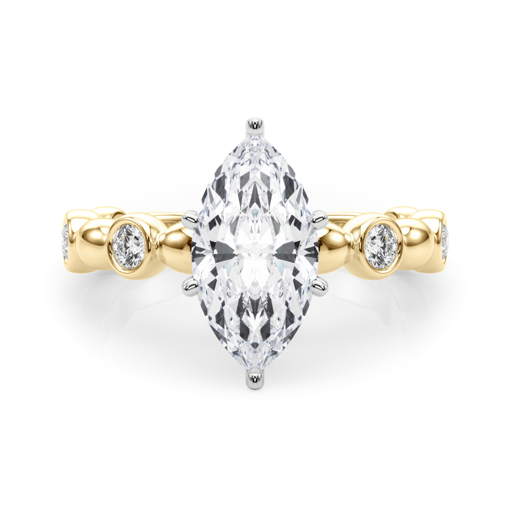 Esther Natural 6 Prong Diamond Ring