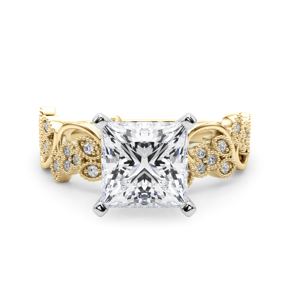 Zeonna Natural 4 Prong Diamond Ring