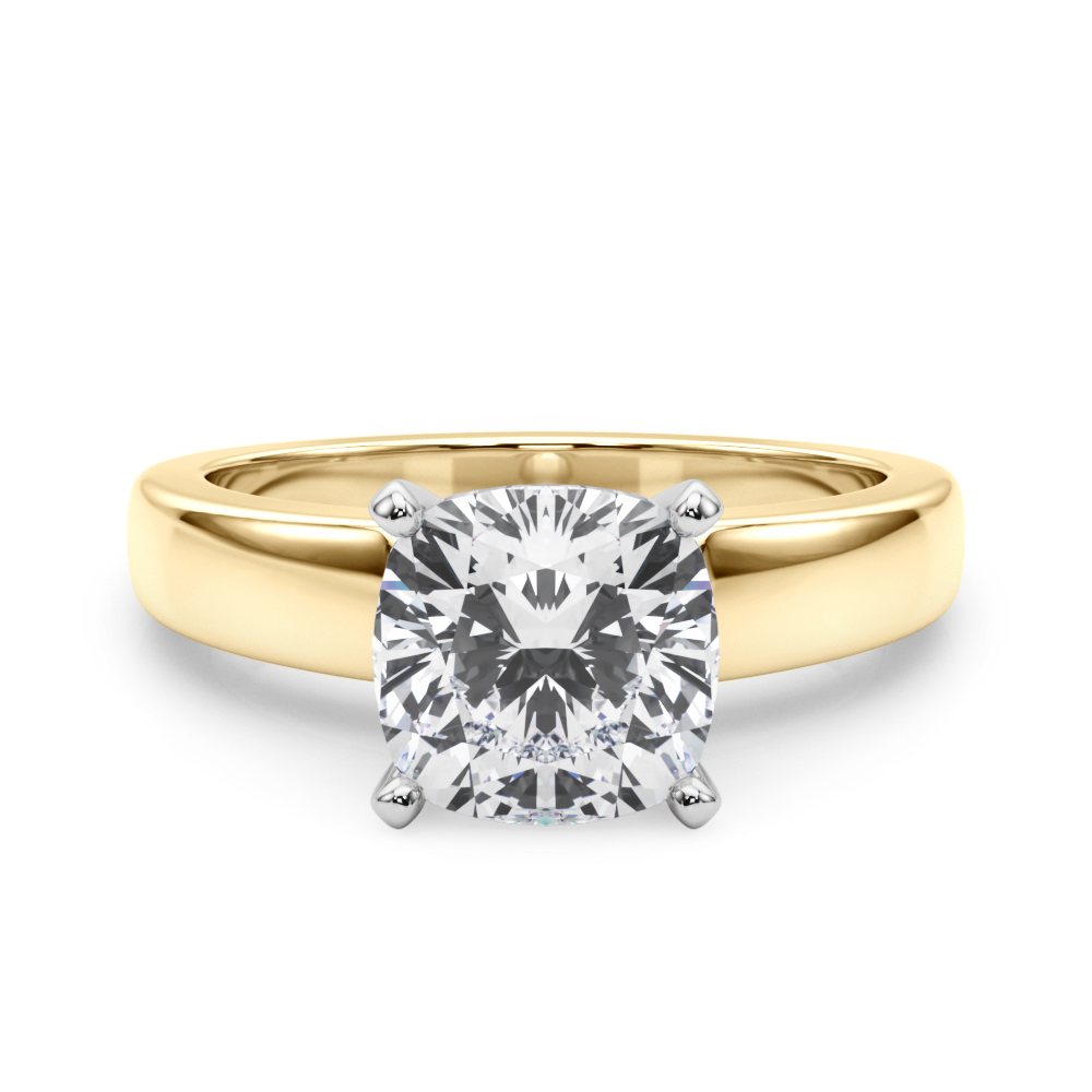 Claren Lab-Created 4 Prong  Diamond Ring