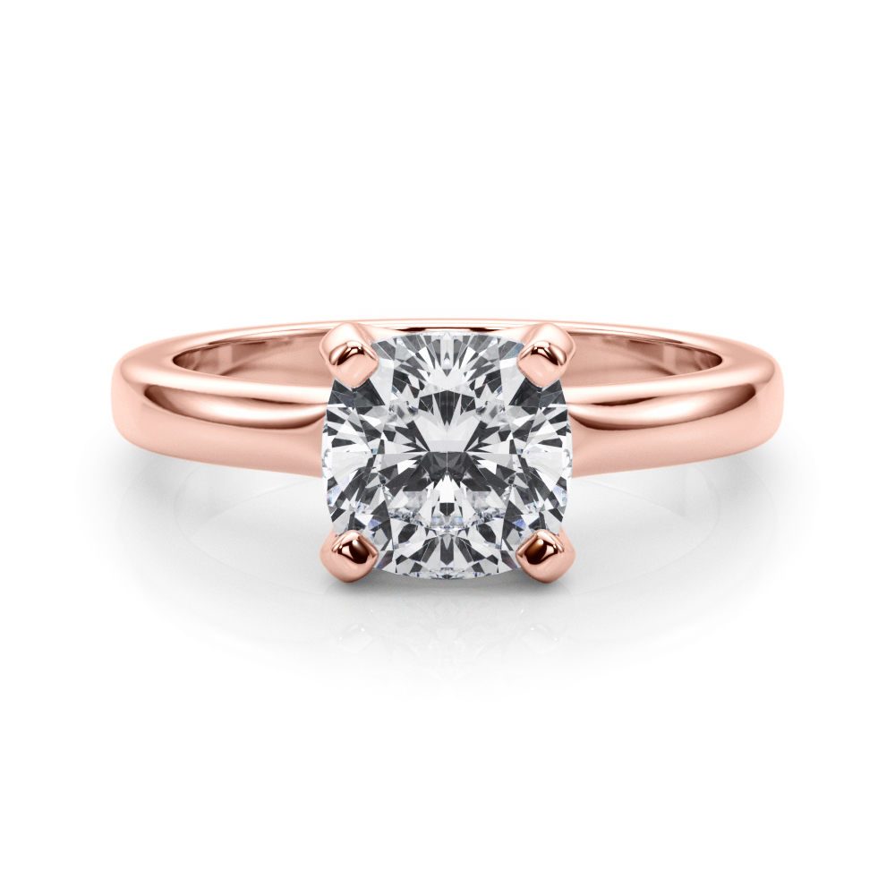 Crisle Lab-Created 4 Prong  Diamond Ring