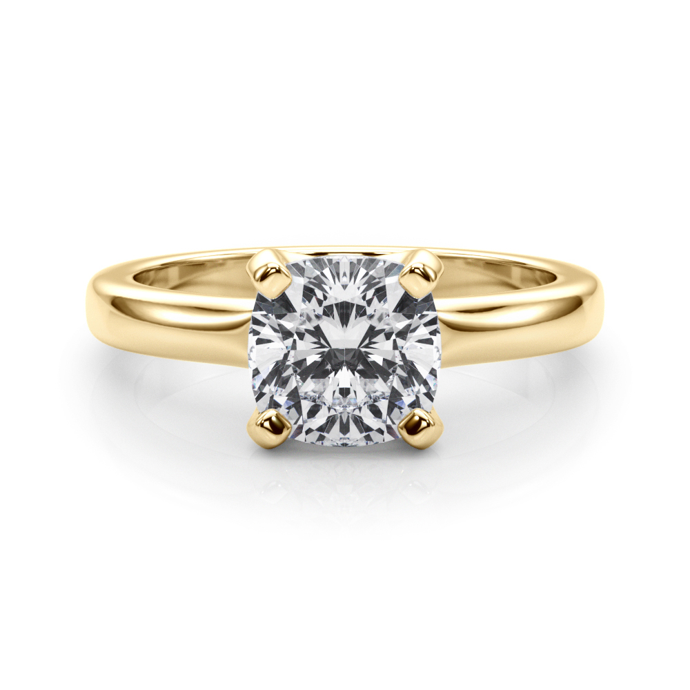 Crisle Lab-Created 4 Prong  Diamond Ring