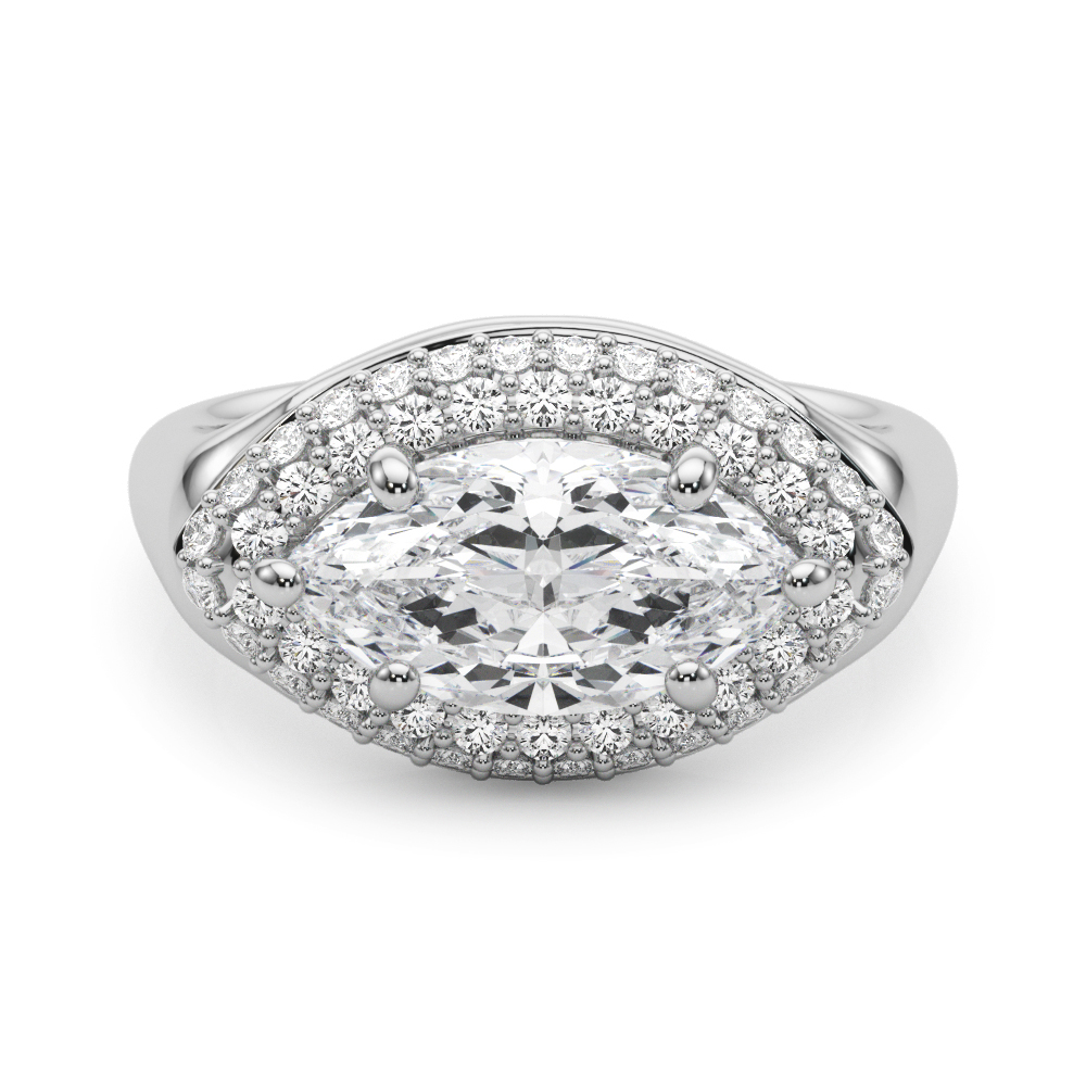 Gladyness Natural 6 Prong Diamond Ring