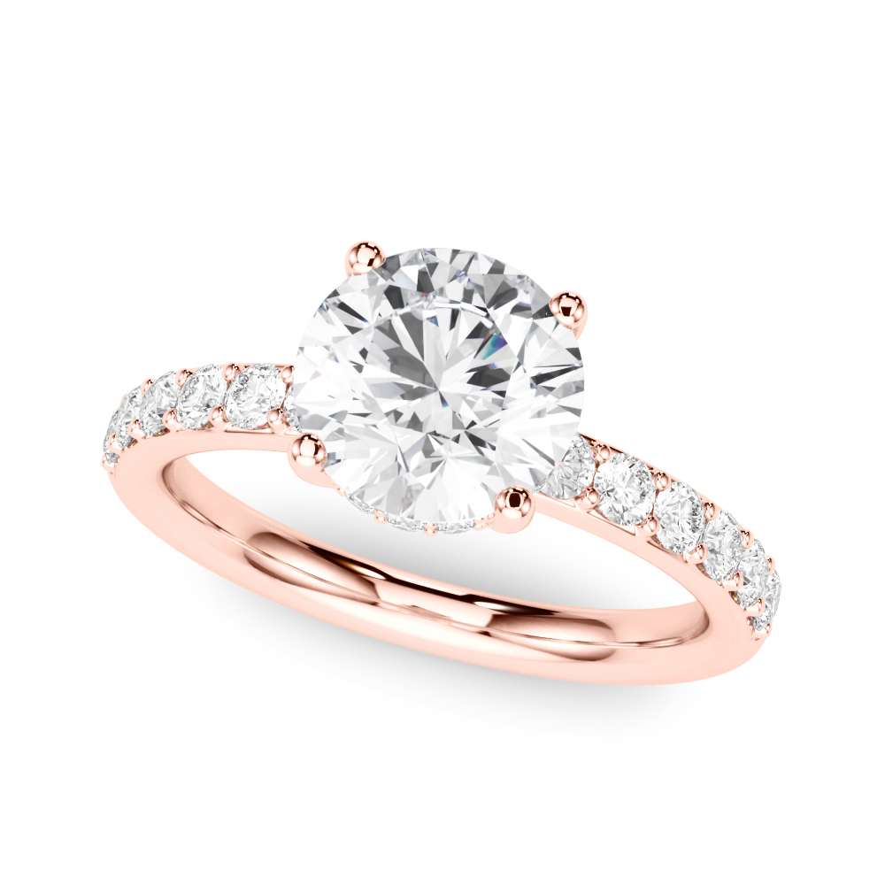 Yennifer Lab-Created 4 Prong Set Diamond Ring