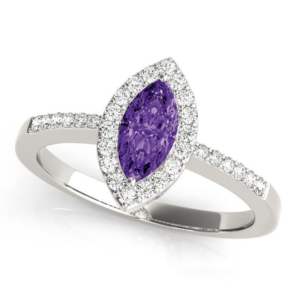 Nemisa Amethyst  Engagement Ring