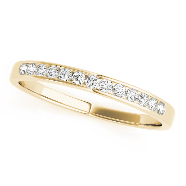 Eloah Natural Channel-Set  Diamond Ring