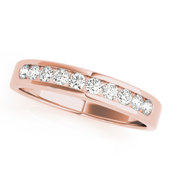 Emmett Natural Channel-Set  Diamond Ring