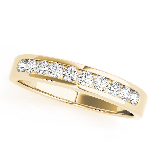 Emmett Natural Channel-Set  Diamond Ring