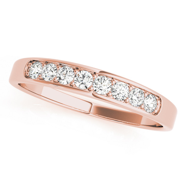 Roslynn Natural Channel-Set  Diamond Ring
