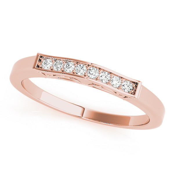 Lianny Natural Channel-Set  Diamond Ring