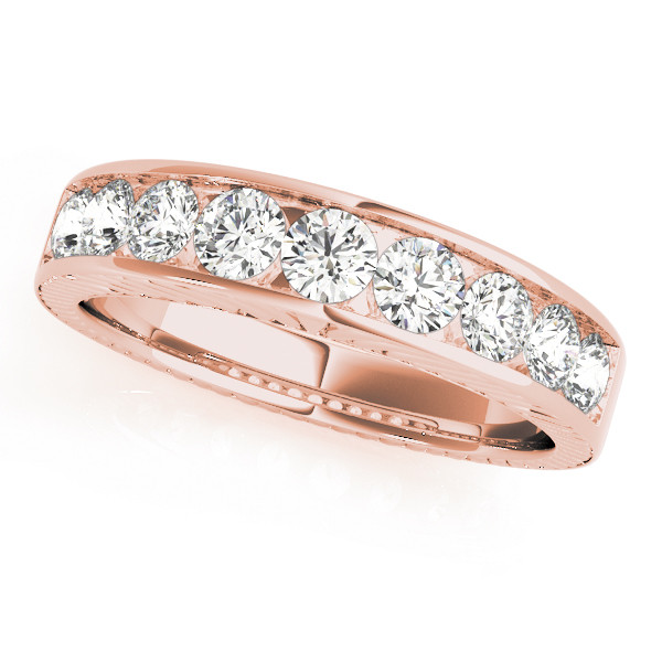 Lamya Natural Channel-Set  Diamond Ring