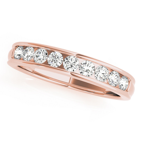 Svetlana Natural Channel-Set  Diamond Ring