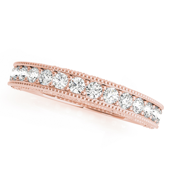 Lenia Natural Milgrain set Diamond Ring