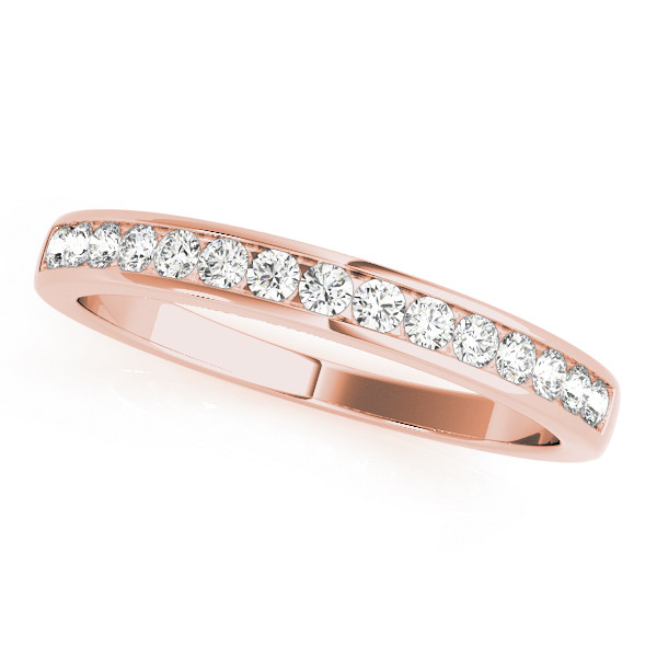Jaleigha Natural Channel-Set  Diamond Ring